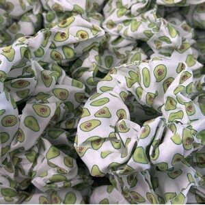 ✨reserved✨ Bundle of Avocado Print Scrunchies- 10 pieces